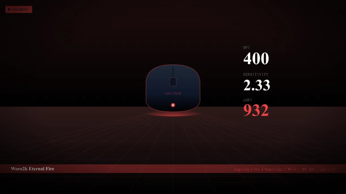 Мышь Woro2k в CS2 — Logitech G Pro X Superlight 2 White, DPI 400, sens 2.33