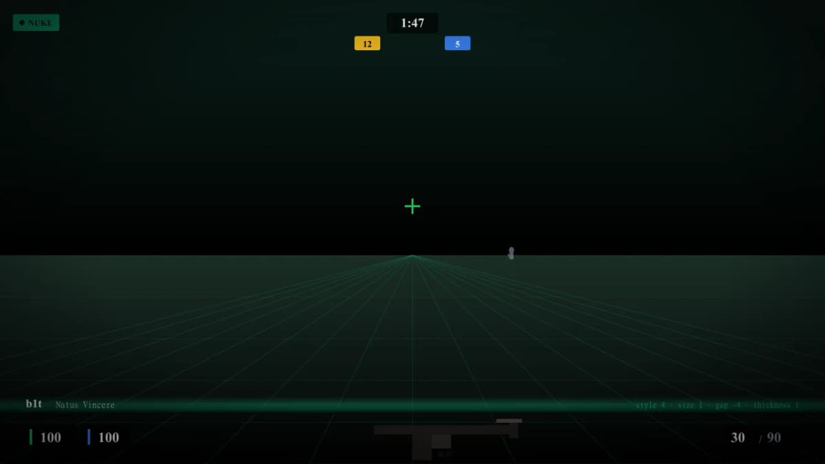 Прицел b1t в CS2 — превью настроек игрока Natus Vincere