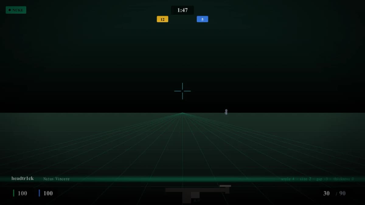 Прицел headtr1ck в CS2 — превью настроек игрока Natus Vincere