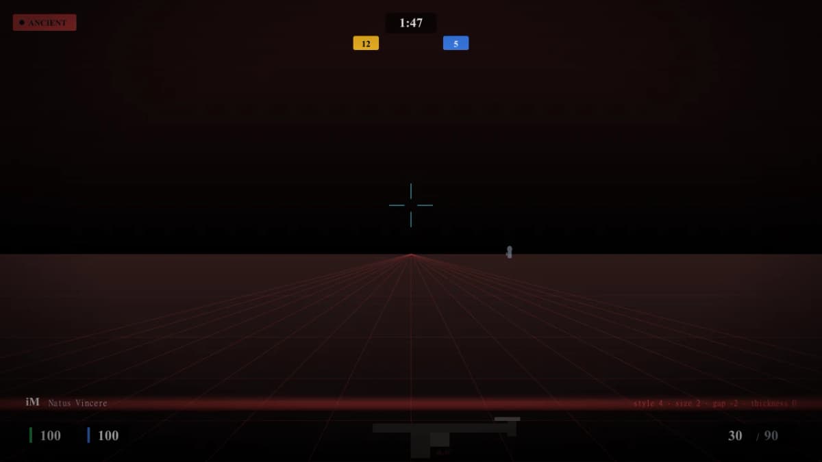 Прицел iM в CS2 — превью настроек игрока Natus Vincere