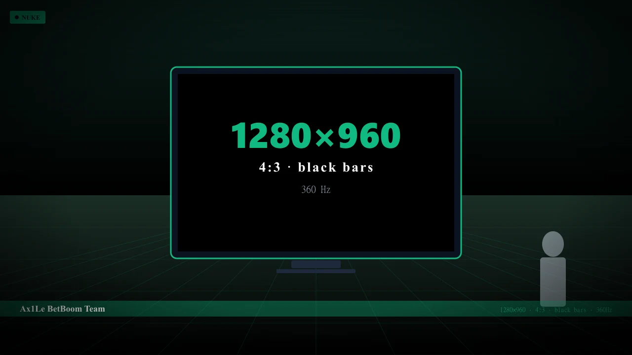 Видеонастройки Ax1Le в CS2 — 1280x960 4:3 black bars