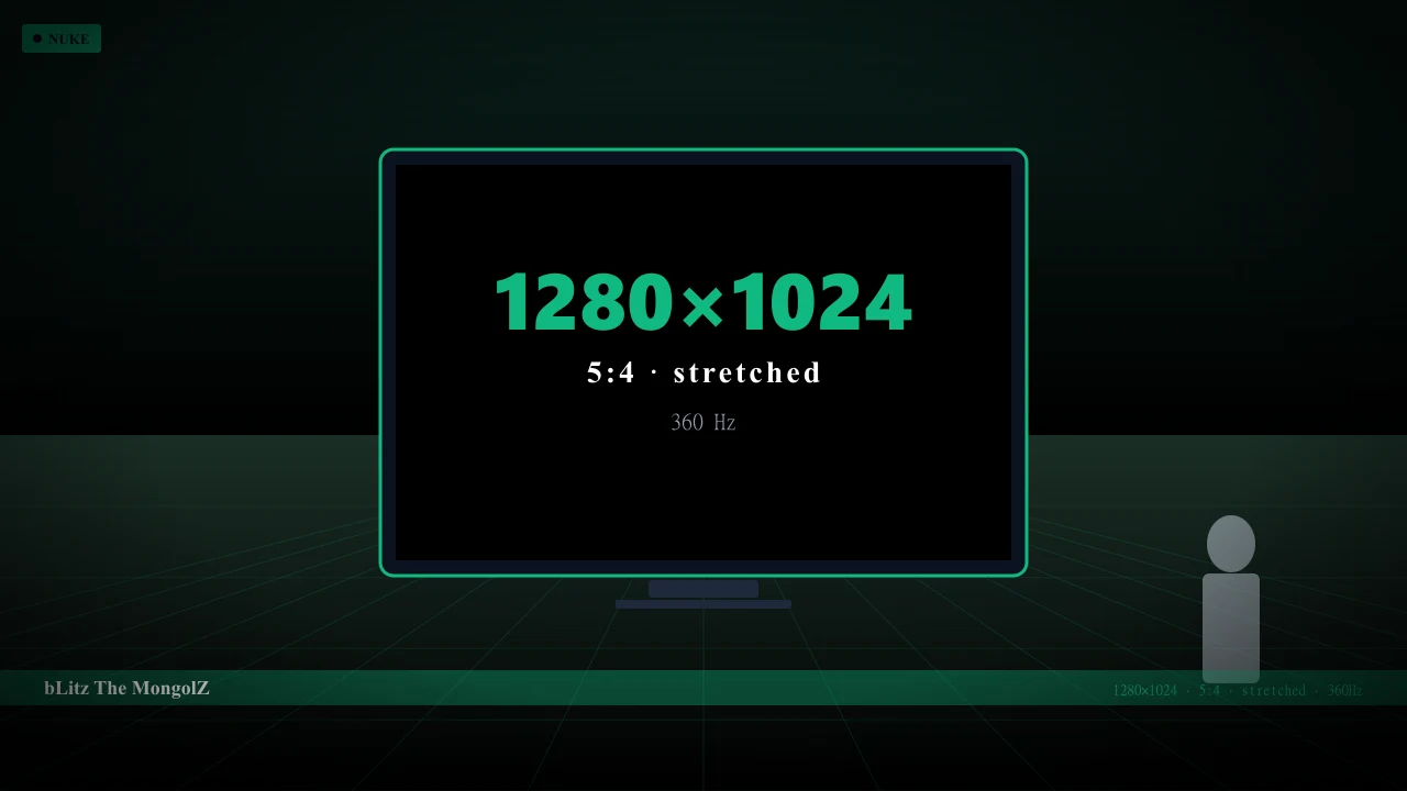 Видеонастройки bLitz в CS2 — 1280x1024 5:4 stretched