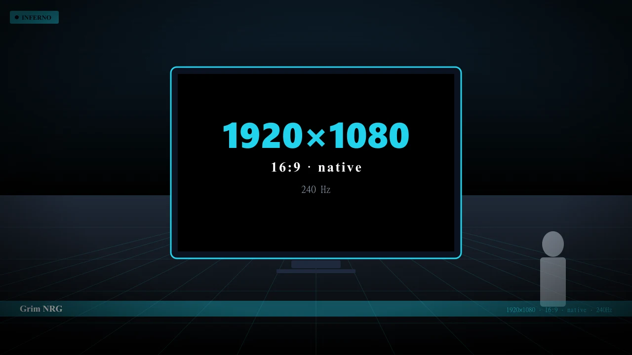 Видеонастройки Grim в CS2 — 1920x1080 16:9 native