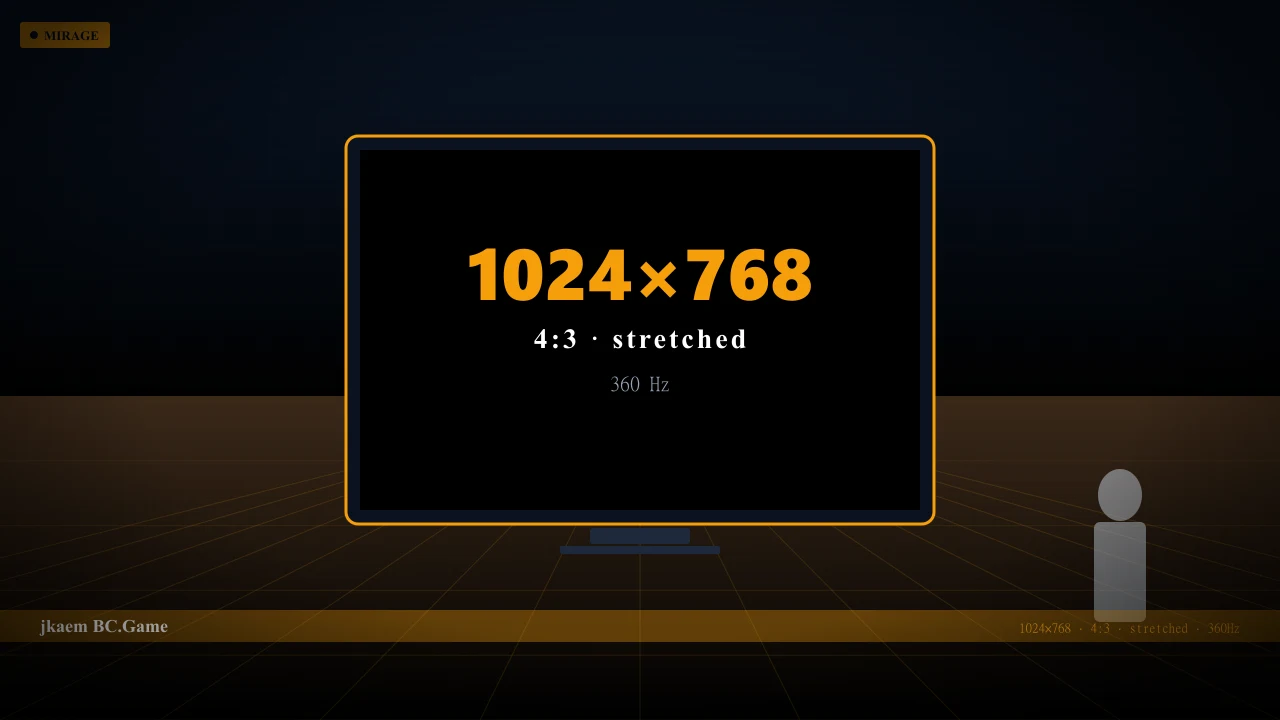 Видеонастройки jkaem в CS2 — 1024x768 4:3 stretched