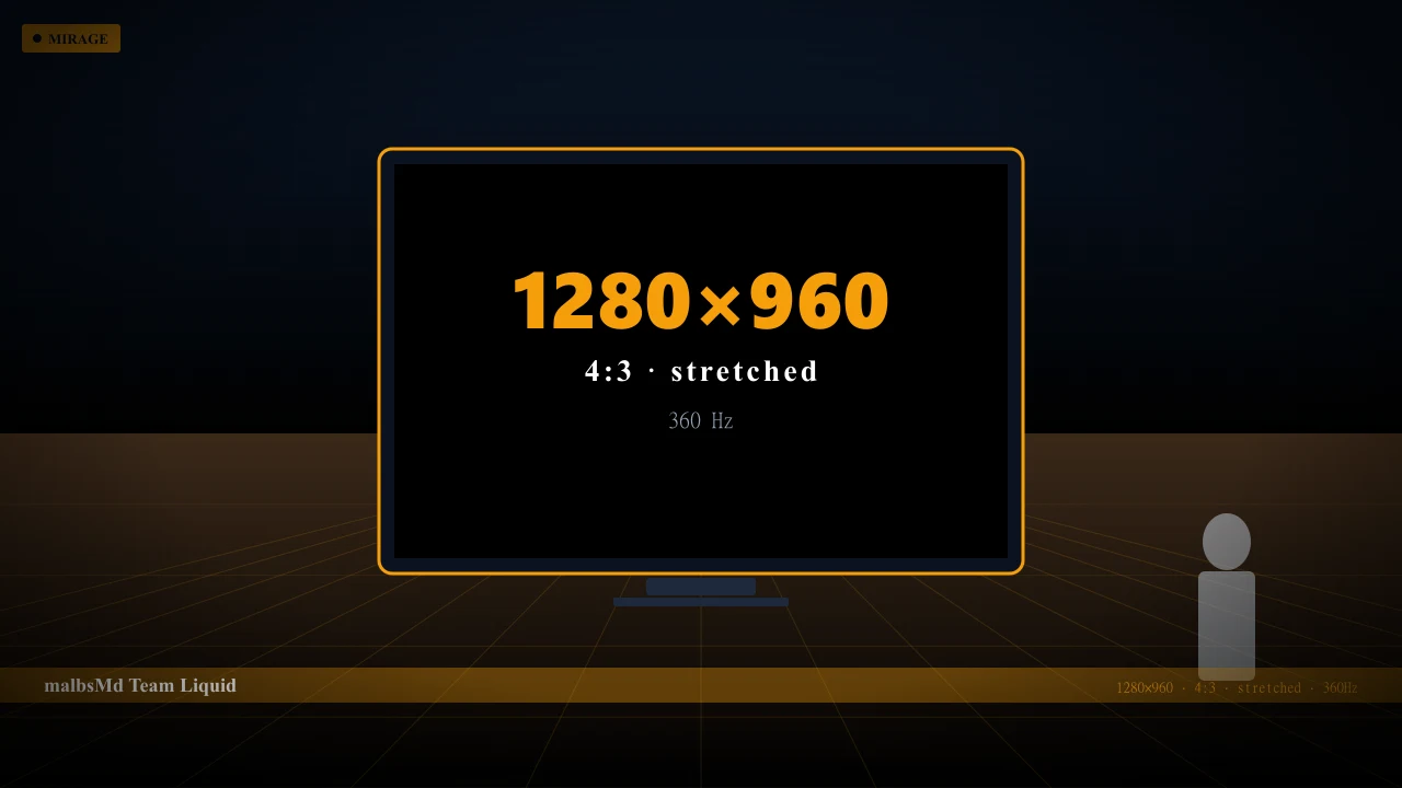 Видеонастройки malbsMd в CS2 — 1280x960 4:3 stretched