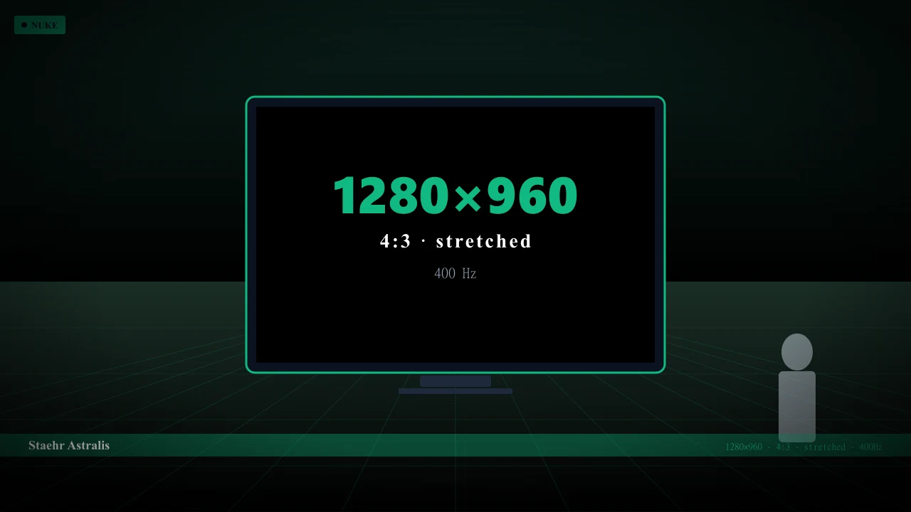 Видеонастройки Staehr в CS2 — 1280x960 4:3 stretched