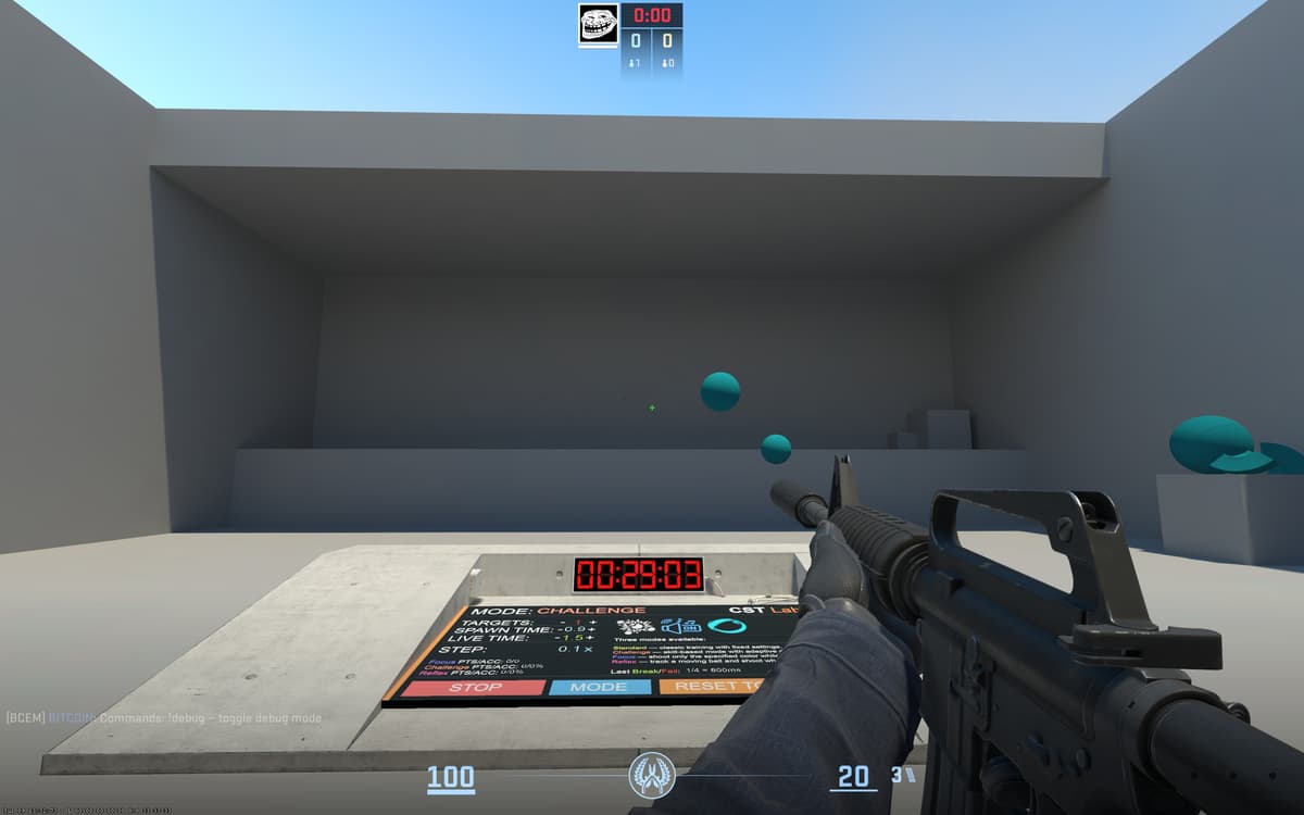 CST Labs BETA6 CS2 — Balls Challenge со стрельбой по шарам