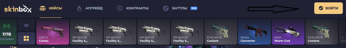 skinbox vhod