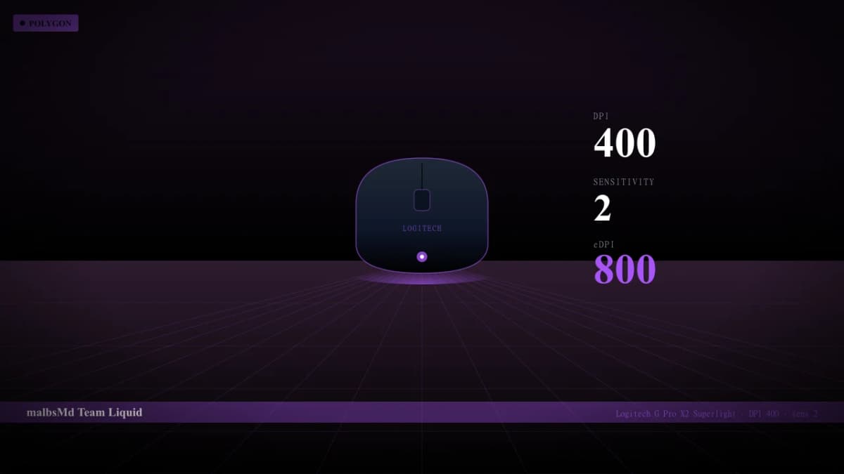Мышь malbsMd в CS2 — Logitech G Pro X2 Superlight, DPI 400, sens 2