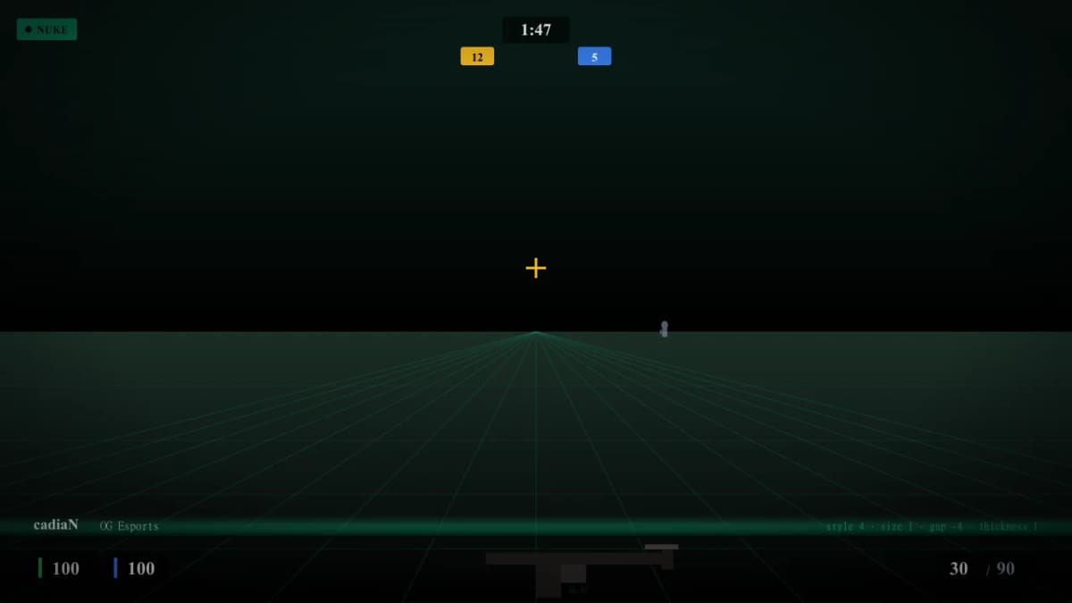 Прицел cadiaN в CS2 — превью настроек игрока OG Esports
