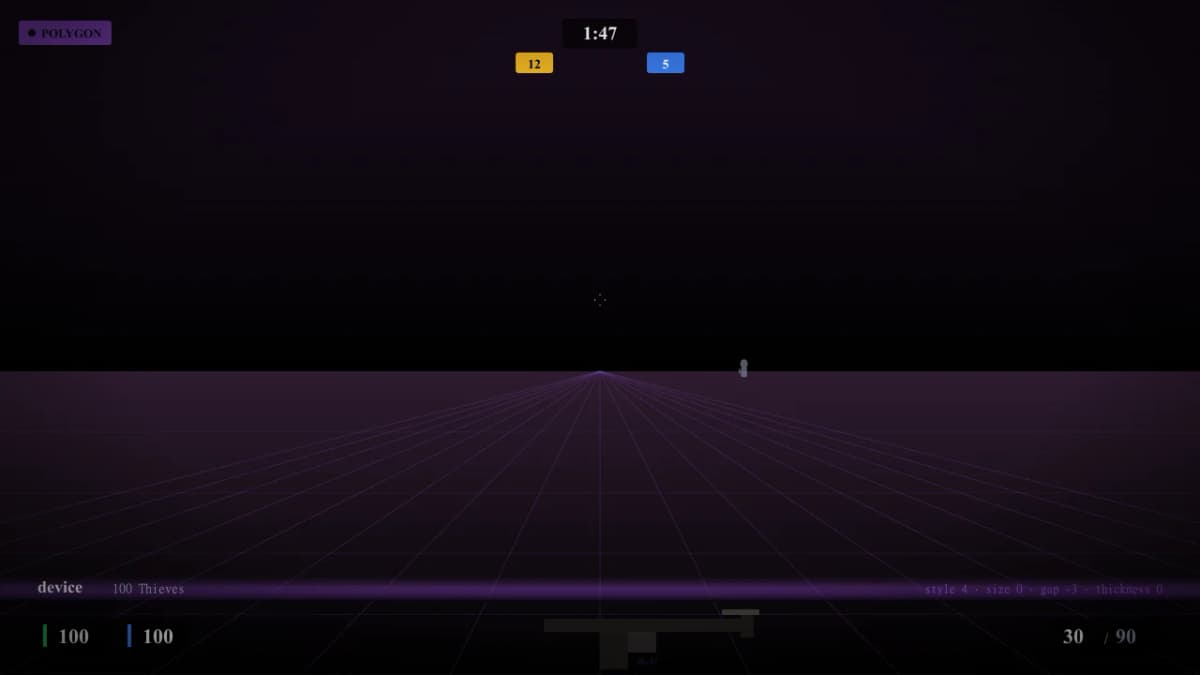 Прицел device в CS2 — превью настроек игрока 100 Thieves