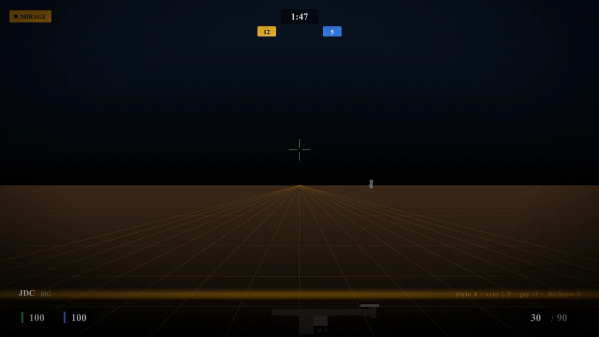 Прицел JDC в CS2 — превью настроек игрока BIG