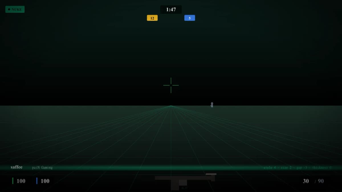 Прицел saffee в CS2 — превью настроек игрока paiN Gaming
