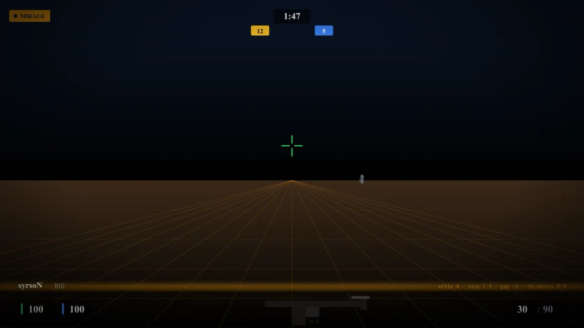 Прицел syrsoN в CS2 — превью настроек игрока BIG