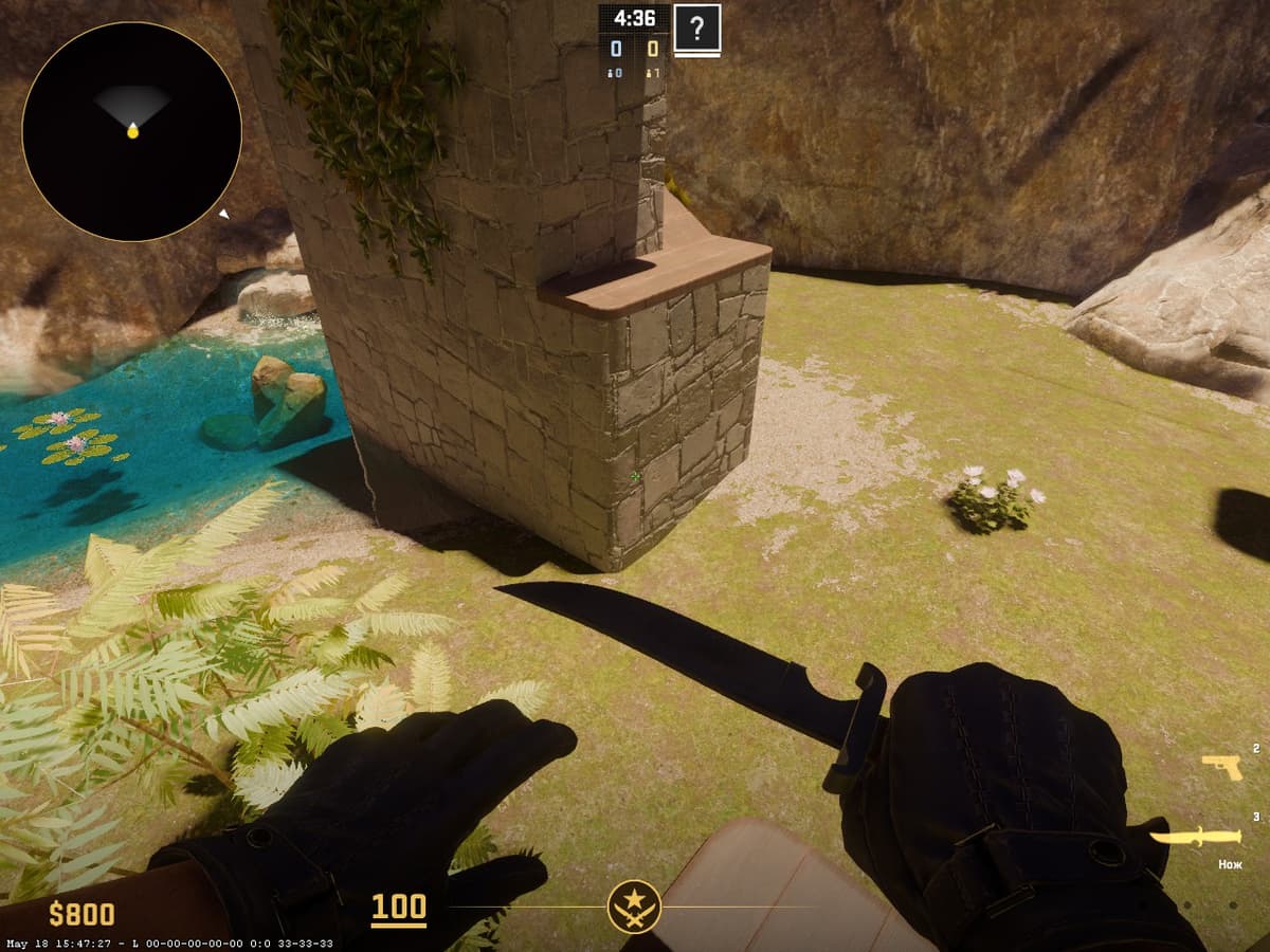 Прохождение карты kz_grotto CS2 — тренировка точных прыжков и движения