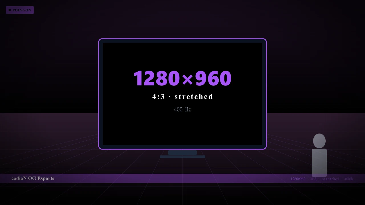 Видеонастройки cadiaN в CS2 — 1280x960 4:3 stretched