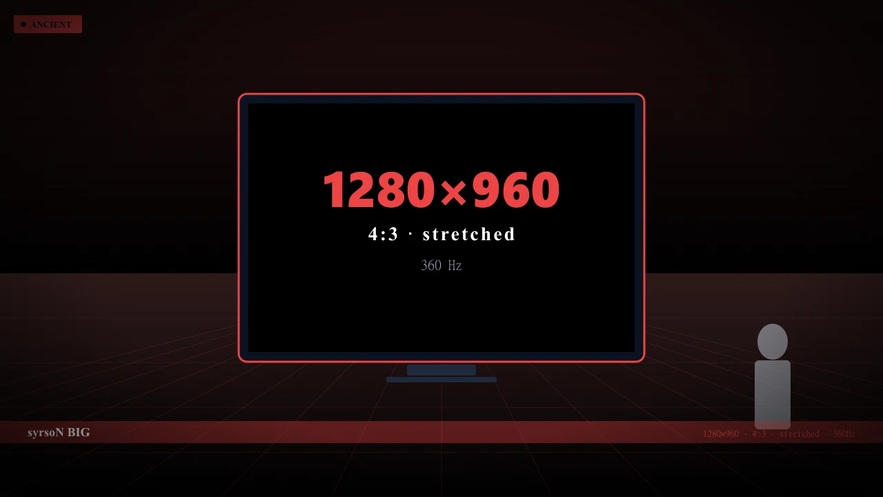 Видеонастройки syrsoN в CS2 — 1280x960 4:3 stretched